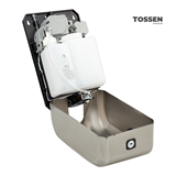 TOSSEN AL-7206 M (Steel line) - сенсорный диспенсер для мыла/дезинфицирующих средств (капля) 211030