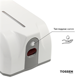 TOSSEN AL-7206 PW (White Classic) - сенсорный диспенсер для мыла/дезинфицирующих средств 211031