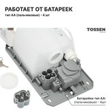 TOSSEN AL-7206 PW (White Classic) - сенсорный диспенсер для мыла/дезинфицирующих средств 211031