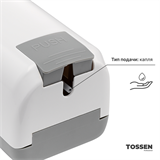 TOSSEN MN-7220 PW (White Classic) - механический дозатор жидкого мыла 211041