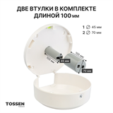 TOSSEN D-7316 PW (White classic) - диспенсер туалетной бумаги 211037