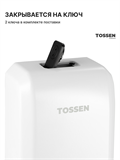 TOSSEN MN -1200 MW (Arctic white) - механический диспенсер жидкого мыла 211065